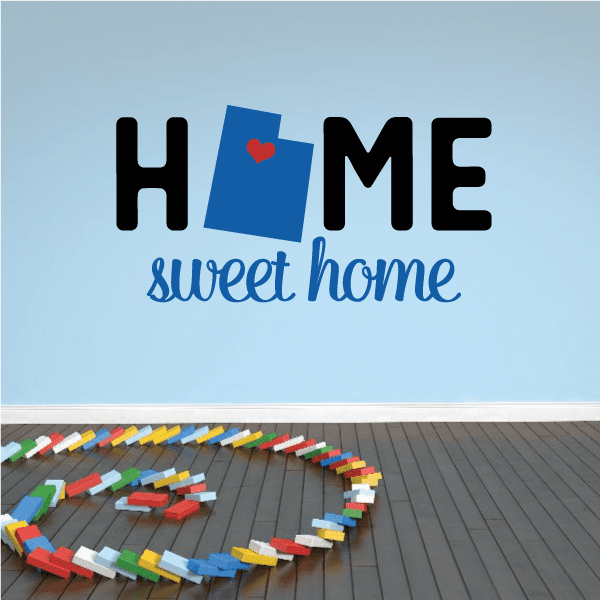 Image of Utah Home Sweet Home Decal