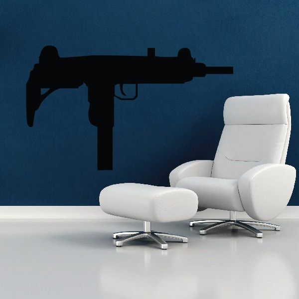 Image of Uzi Submachine Gun Decal