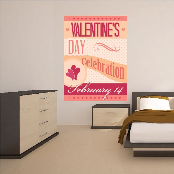 Image of Valentine's Day Celebration February 14 Sticker