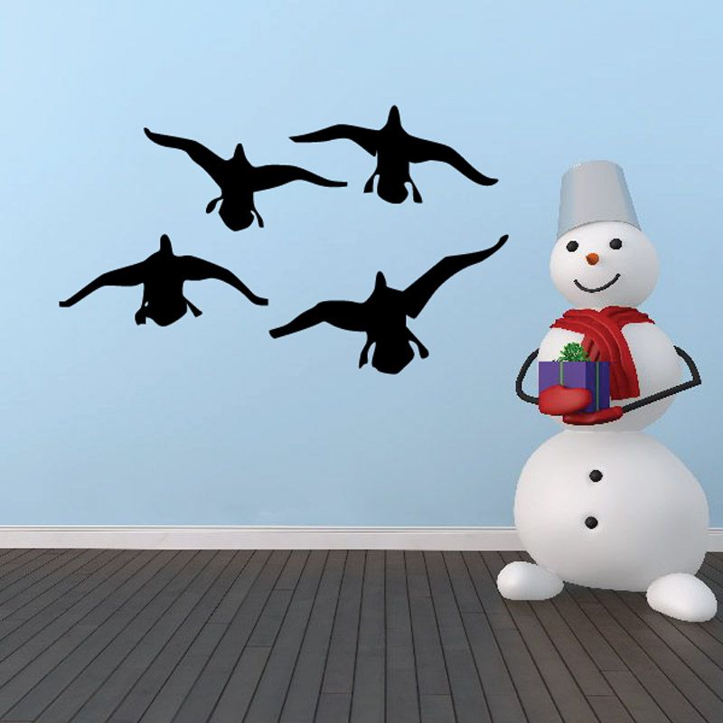 Image of Various Ducks Flying Decal