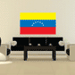 Venezuela flag sticker with yellow, blue, and red stripes and white stars