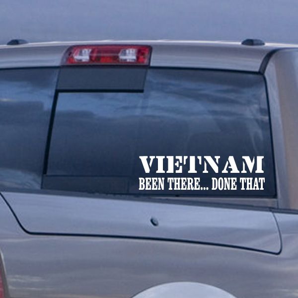 Image of Vietnam Been There Done That Decal