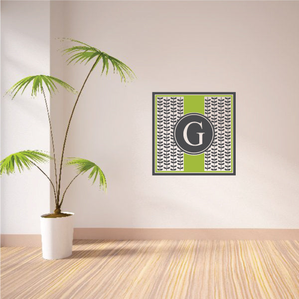 Image of Vine Monogram Sticker