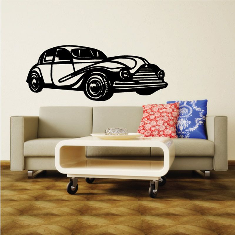 Image of Vintage Car Decal