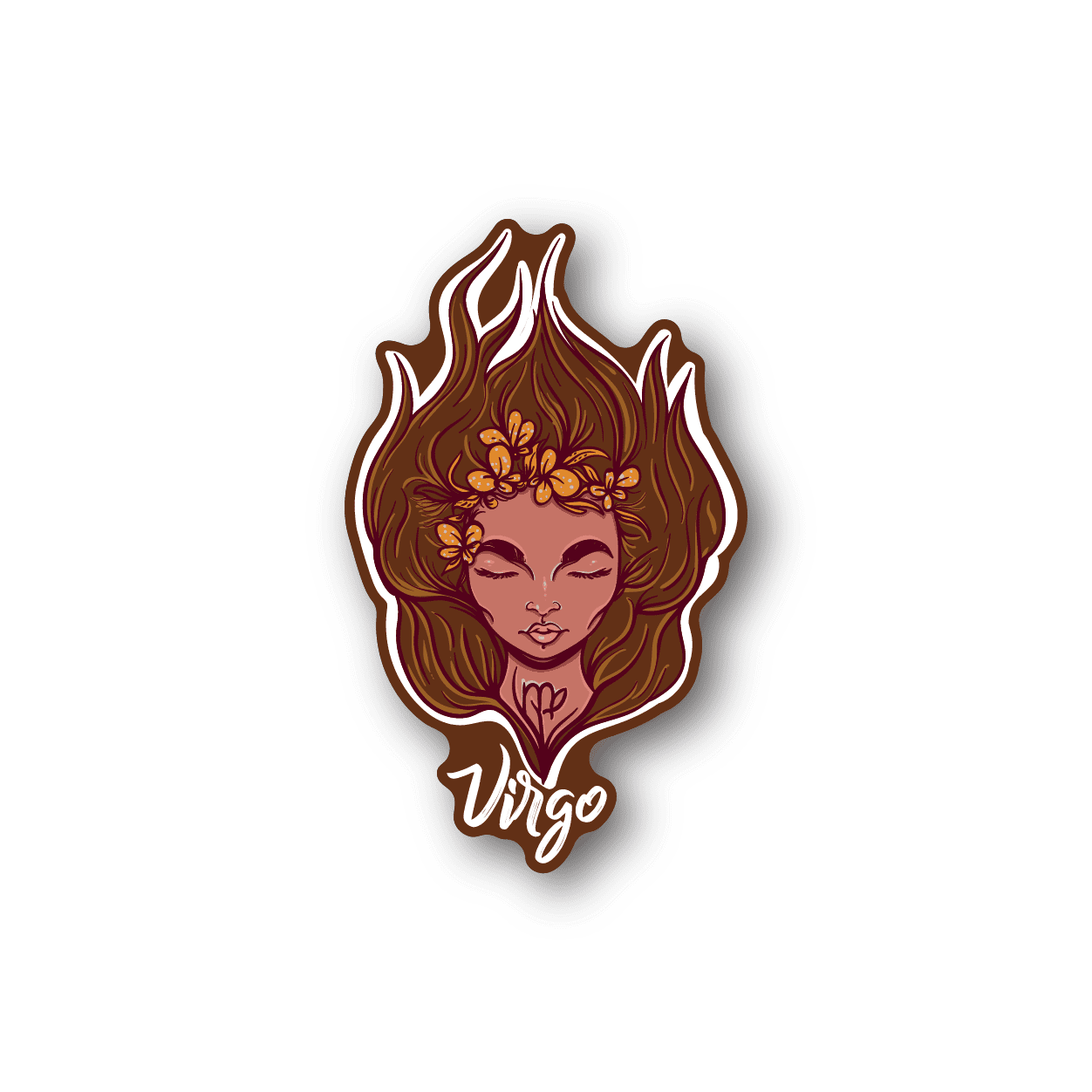 Image of Virgo Zodiac Sticker