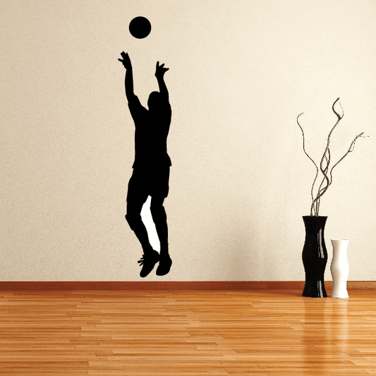 Image of Volleyball Wall Decal - Vinyl Decal - Car Decal - 008