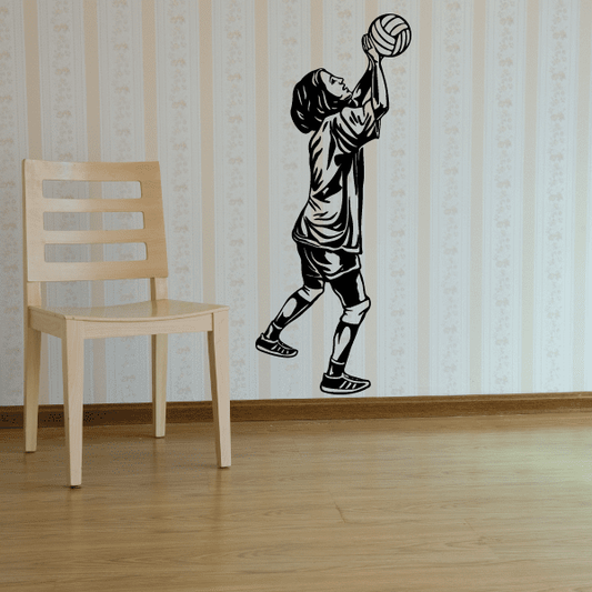 Image of Volleyball Wall Decal - Vinyl Decal - Car Decal - CDS062