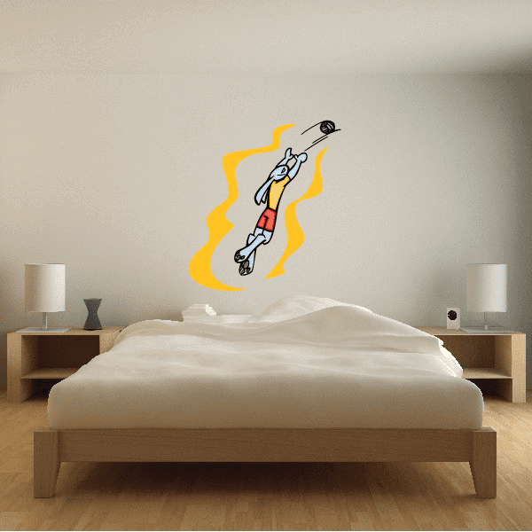 Image of Volleyball Wall Decal - Vinyl Sticker - Car Sticker - Die Cut Sticker - CDSCOLOR002