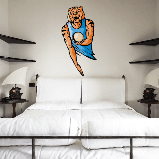 Image of Volleyball Wall Decal - Vinyl Sticker - Car Sticker - Die Cut Sticker - CDSCOLOR007