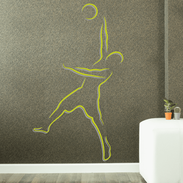Image of Volleyball Wall Decal - Vinyl Sticker - Car Sticker - Die Cut Sticker - CDSCOLOR025