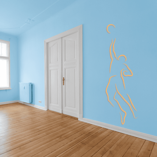 Image of Volleyball Wall Decal - Vinyl Sticker - Car Sticker - Die Cut Sticker - CDSCOLOR039