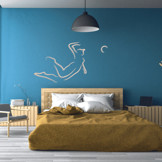 Image of Volleyball Wall Decal - Vinyl Sticker - Car Sticker - Die Cut Sticker - CDSCOLOR044