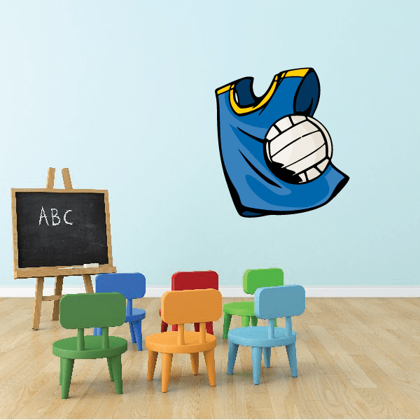 Image of Volleyball Wall Decal - Vinyl Sticker - Car Sticker - Die Cut Sticker - CDSCOLOR080