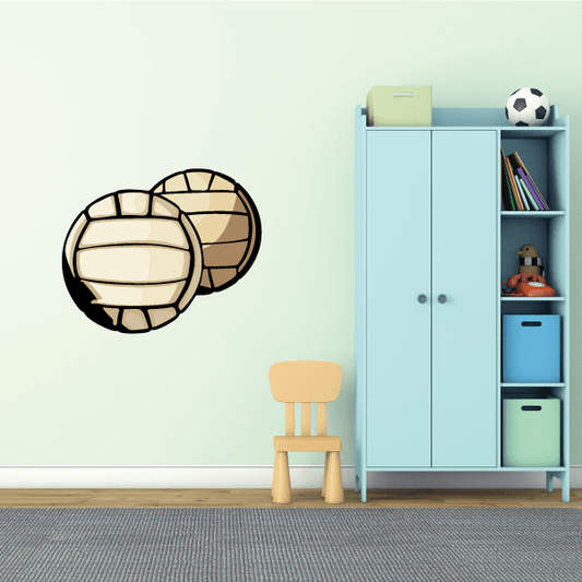 Image of Volleyball Wall Decal - Vinyl Sticker - Car Sticker - Die Cut Sticker - CDSCOLOR081