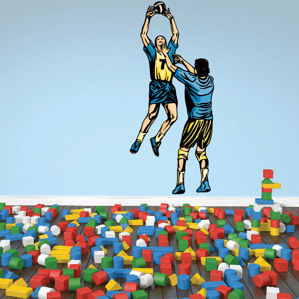 Image of Volleyball Wall Decal - Vinyl Sticker - Car Sticker - Die Cut Sticker - CDSCOLOR092