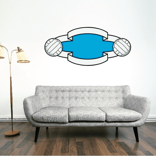 Image of Volleyball Wall Decal - Vinyl Sticker - Car Sticker - Die Cut Sticker - CDSCOLOR137