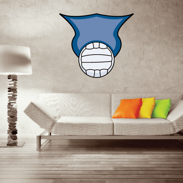 Image of Volleyball Wall Decal - Vinyl Sticker - Car Sticker - Die Cut Sticker - CDSCOLOR138