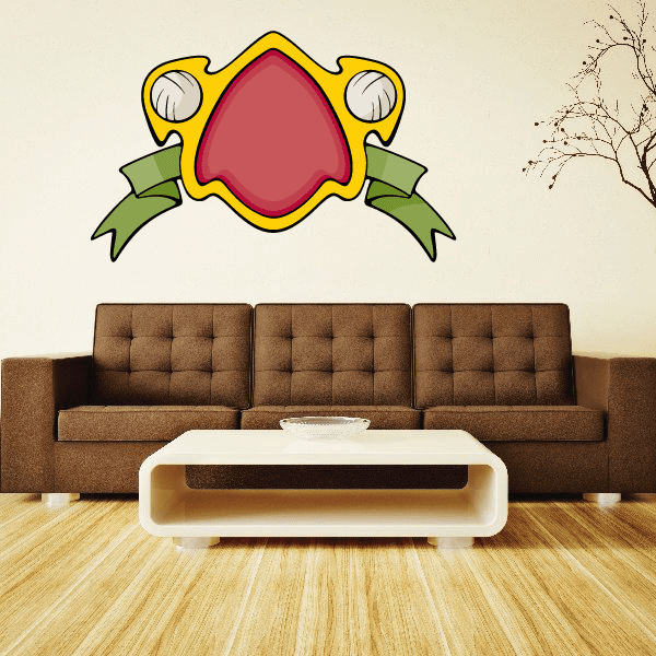 Image of Volleyball Wall Decal - Vinyl Sticker - Car Sticker - Die Cut Sticker - CDSCOLOR140