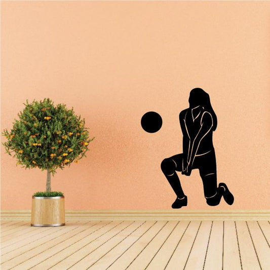 Image of Vollyball Wall Decal - Vinyl Decal - Car Decal - MC005