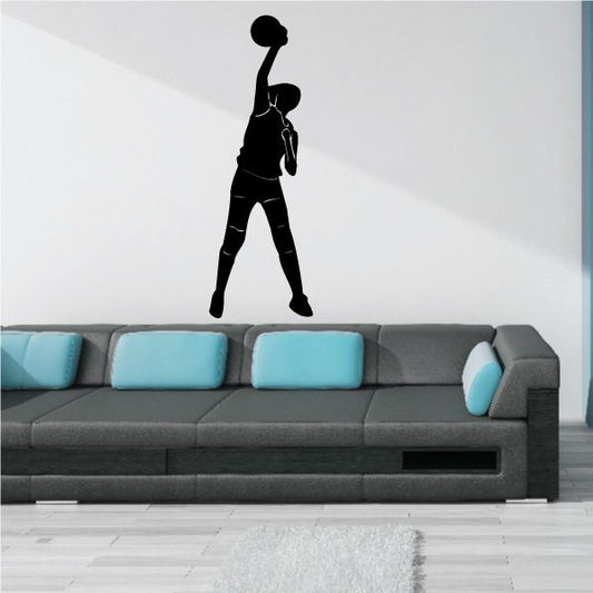 Image of Vollyball Wall Decal - Vinyl Decal - Car Decal - MC007