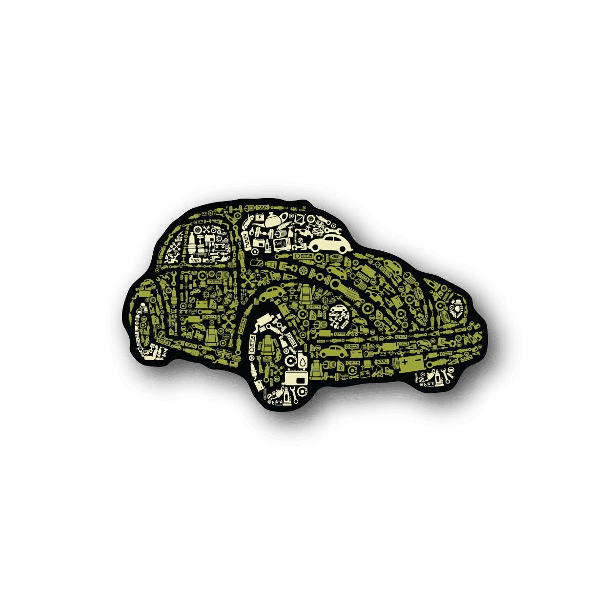 Image of VW Bug Sticker