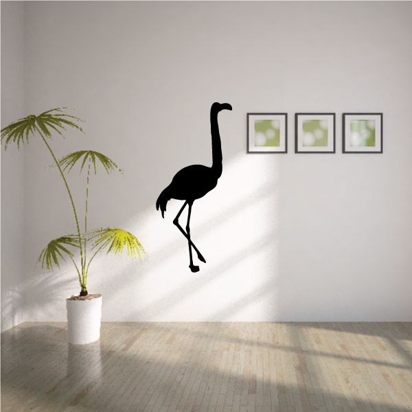 Image of Walking Flamingo Decal