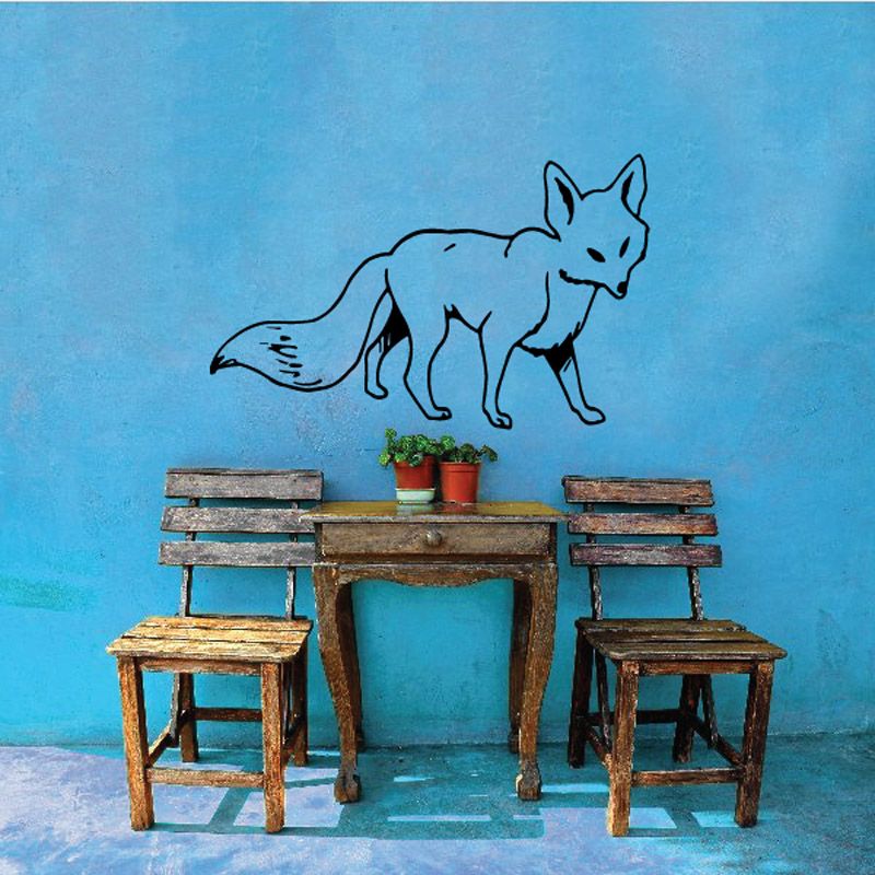 Image of Walking Fox Decal