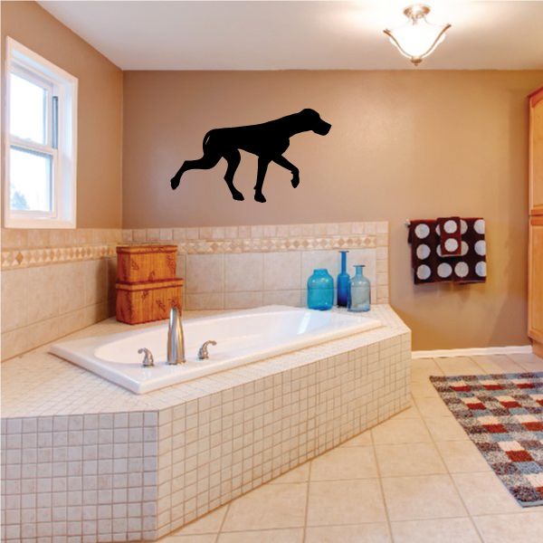 Image of Walking Great Dane Decal