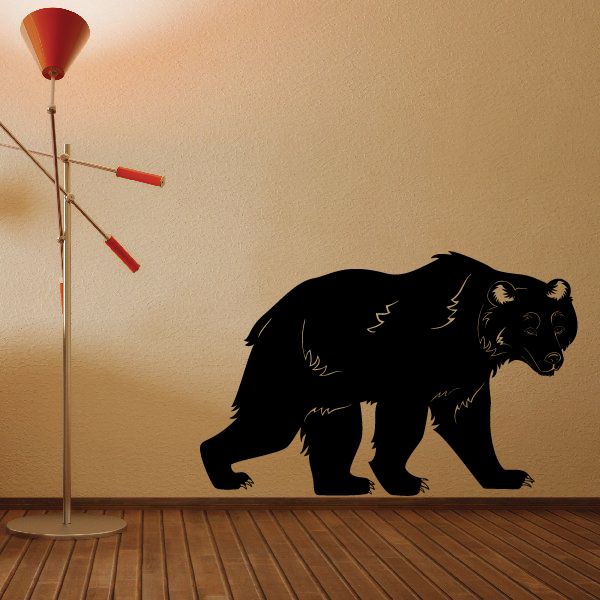 Image of Walking Grizzly Bear Decal