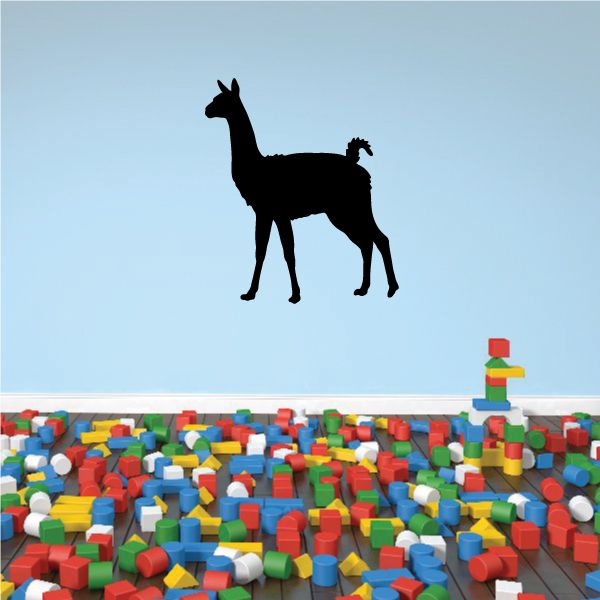 Image of Walking Llama Decal