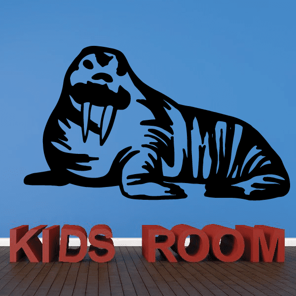 Image of Walrus Staring Decal