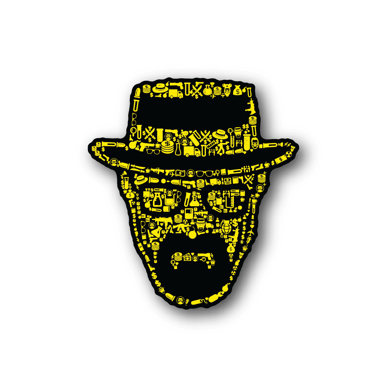 Image of Walter White Collage Sticker