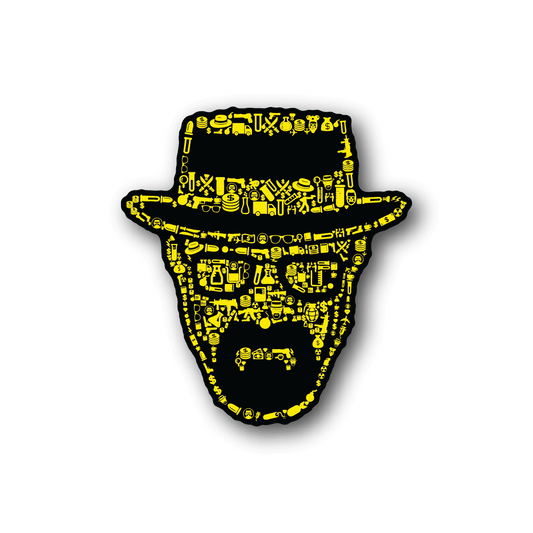 Image of Walter White Collage Sticker