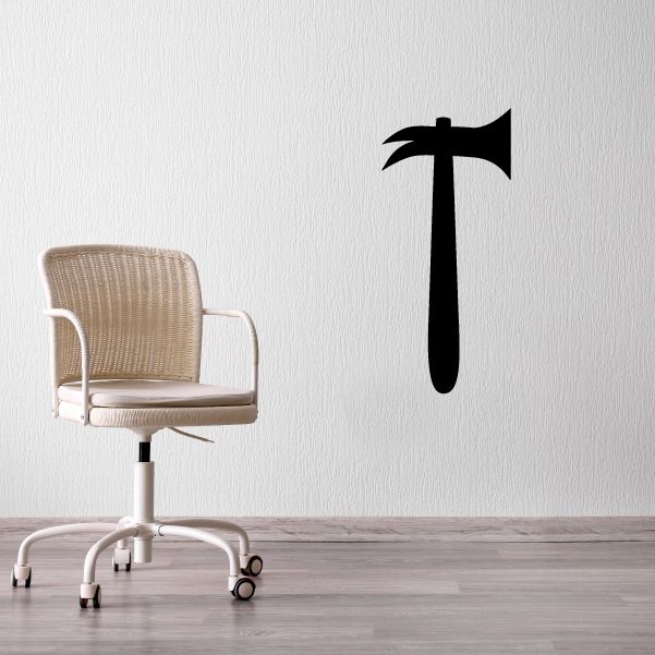 Black T-shaped symbol Warhammer Decal