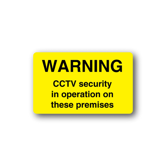 Image of Warning CCTV Security In Operation on these premises Sticker