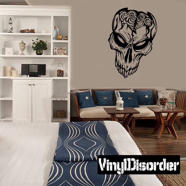 Image of Warrior Skull Decals