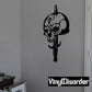 Image of Warrior Skull Decals