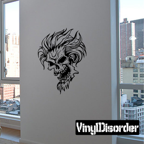 Image of Warrior Skull Decals