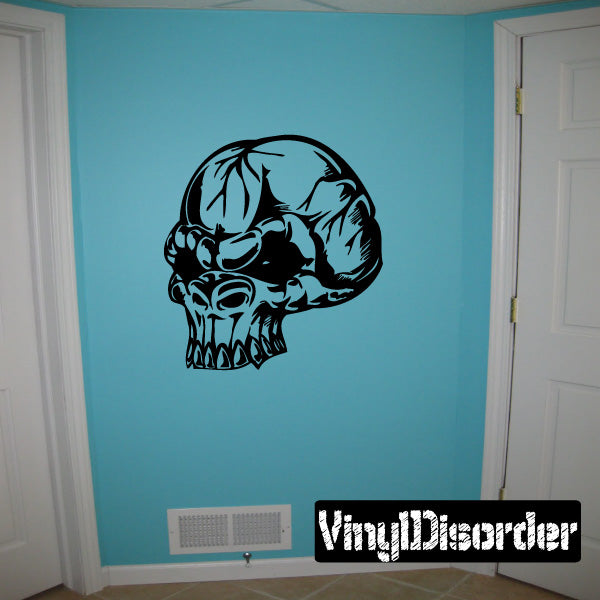 Image of Warrior Skull Decals