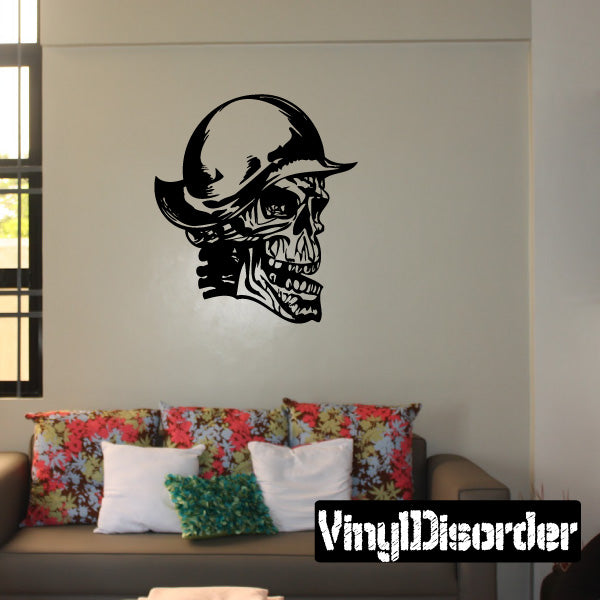 Image of Warrior Skull Decals