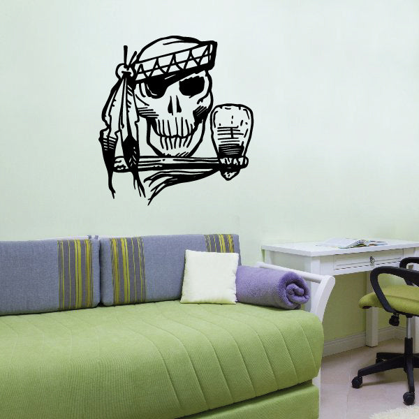 Image of Warrior Skull Decals