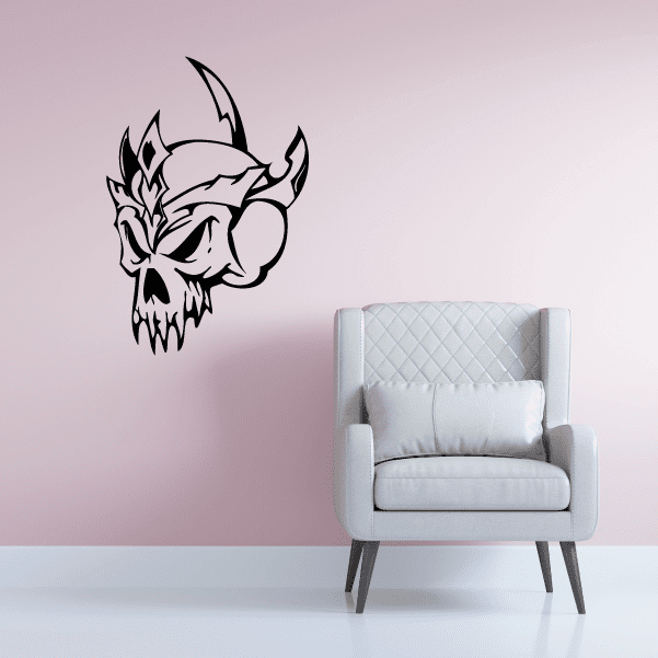 Image of Warrior Skull Decals