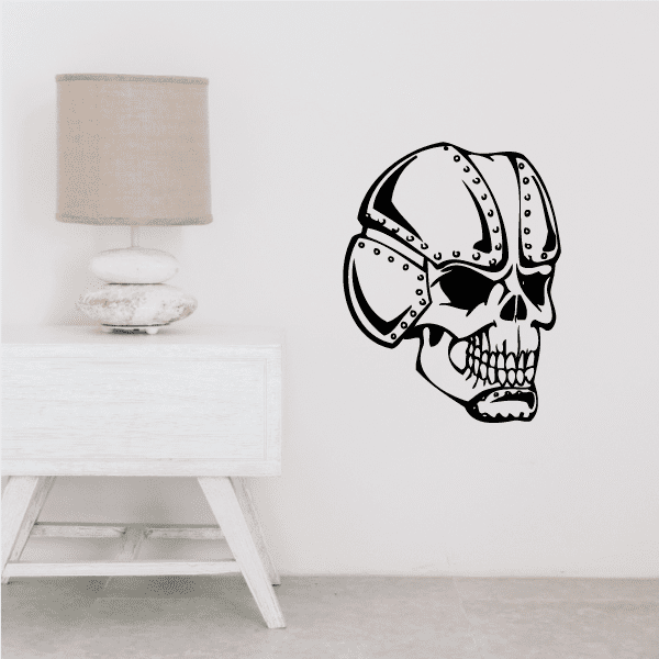 Image of Warrior Skull Decals