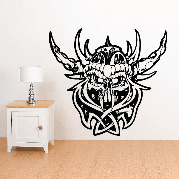 Image of Warrior Skull Decals