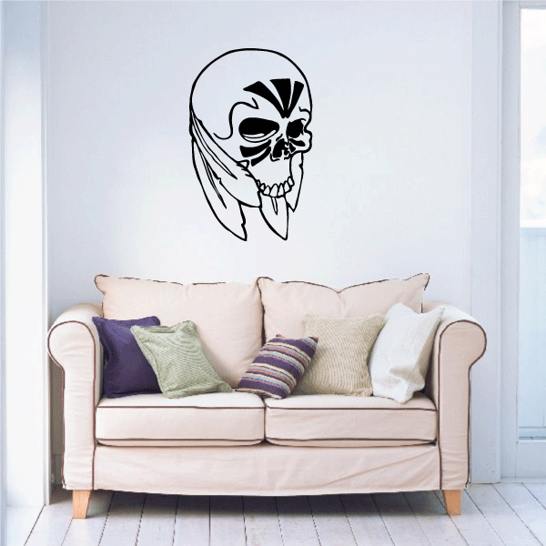 Image of Warrior Skull Decals