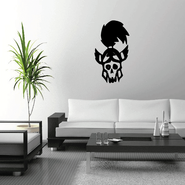 Image of Warrior Skull Decals