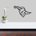 Image of Warrior Skull Decals