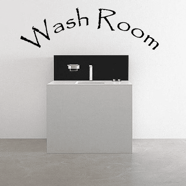 Image of Wash Room Wall Decal 