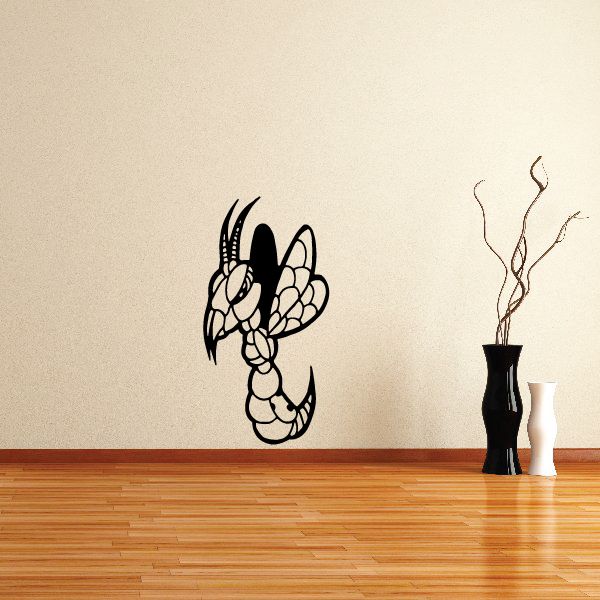 Image of Wasp Wall Decal - Vinyl Decal - Car Decal - CF179