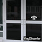 Vinyl sticker: WATCH MY VIDEOS with YouTube logo, small oval badge